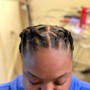 Scalp braids for adults