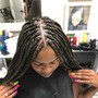 Senegalese Twist, midback