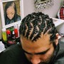 Designed  Cornrow with any pattern