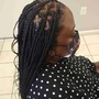 Full braids with lace frontal