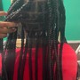 Knee Length Stitch Braids