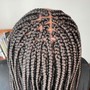 Large Feed in cornrows