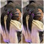 2 braided ponytail (reg length)