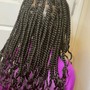 Medium Knotless Braids