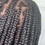 Bob length knotless(med)