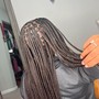 Triangle parting for Soft Locs/ Braids