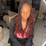 Triangle parting for Soft Locs/ Braids