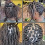 Loc Extensions With Hair included