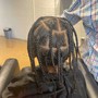 Add weave to cornrows