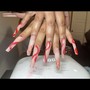 Acrylic Nails short -XL