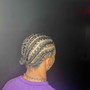 Small Bohemian Knotless Braids