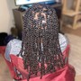 Individual faux locs