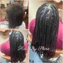 Large knotless Braids