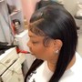 Frontal lace wig install