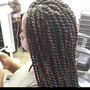 Braid Bar Style, Flat Iron, Style, Wand / Barrel Curls, Additional Extension Add-On