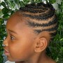 Basic Cornrows/ Wig Braid Down