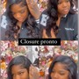 Closure and wig touch ups !