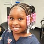 Kid's Braids with Natural Hair