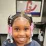 Kid's Braids with Natural Hair