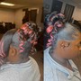 Mohawk Updo (Braiding Hair)