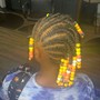 Kid's Braids(Weave added)