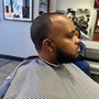 Bald Head with Clippers and electric razor