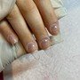 French Tip Acrylic Pedicure