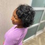 Flat iron on Natural hair