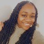 Large boho Knotless Braids