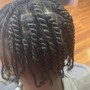 Invisible Locs on natural hair