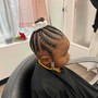 Cornrow Braided Ponytail