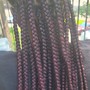 Small/medium box braids middle bag