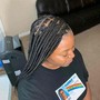 Large knotless braids