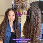 Feed-in-braid with single braids