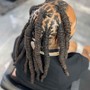 Loc retwist  with  2 strand (shoulder)