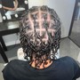 Two strand twist on natural hair