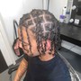 Two strand twist on natural hair