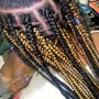 Knotless braids