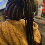 Small Knotless Braids *Bring 4 bags of Xpression (3pack) 1 extra bag if getting extra length