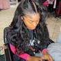 Feed-in Braids W/ extensions in the back