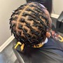 Medium size Comb Twist/starter locs