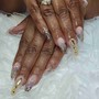 Fullset Acrylics Nails med length