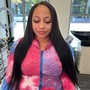 Shampoo Style Relaxed Hair (Flat Iron)