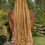 Smedium Boho Knotless Braids  HUNMAN HAIR INCUDED