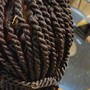 Medium Senegalese Twists(Mid-back)