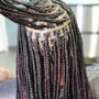 Include hair on feed in/knotless braids