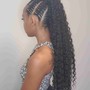 Sleek Braided Ponytail (Syn. Hair Included)