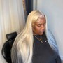 Closure wig install