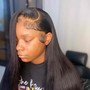 Closure wig install