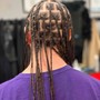 Male Braids (Cornrows)(Non stitch)